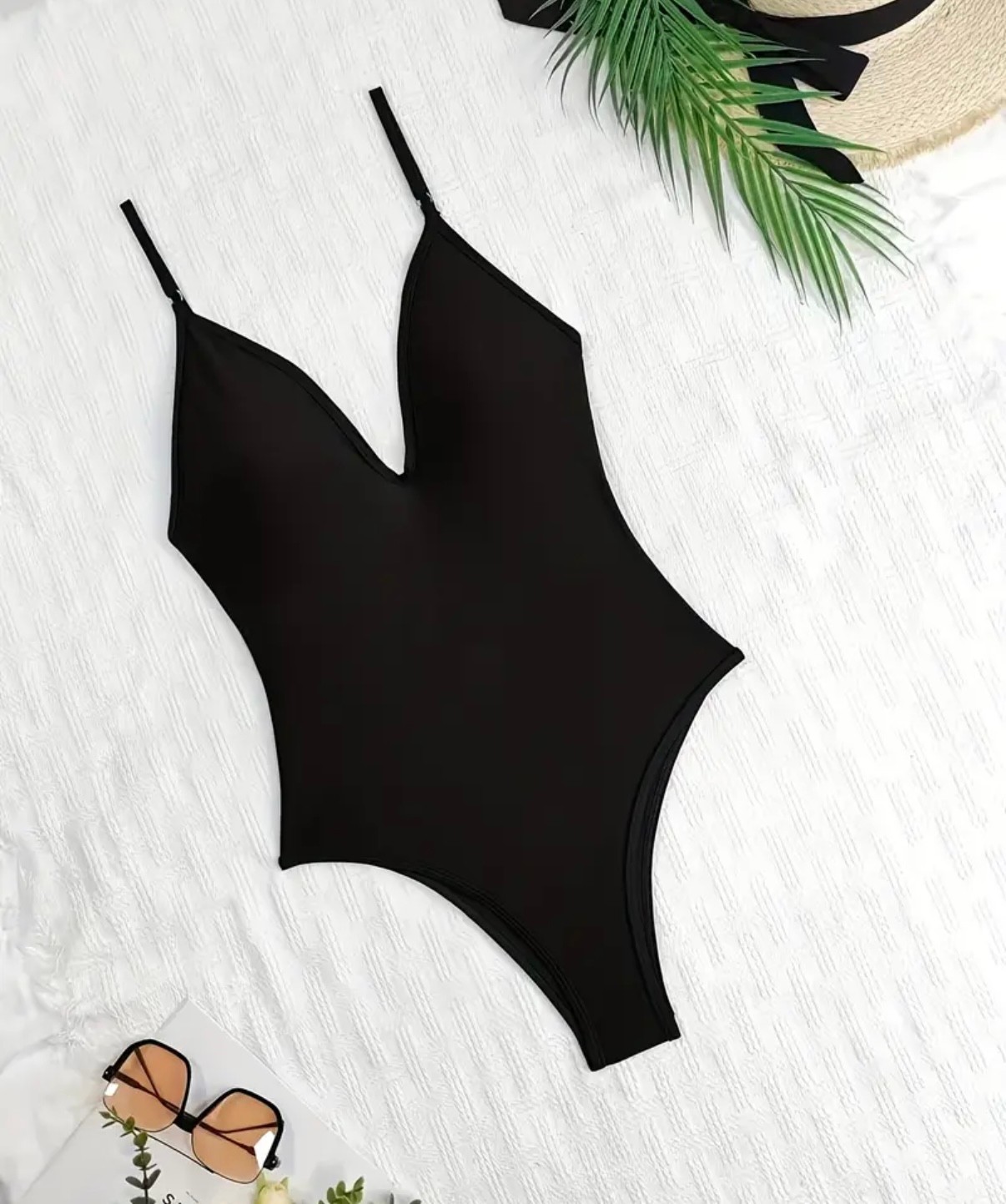 One-Piece Black Swimsuit