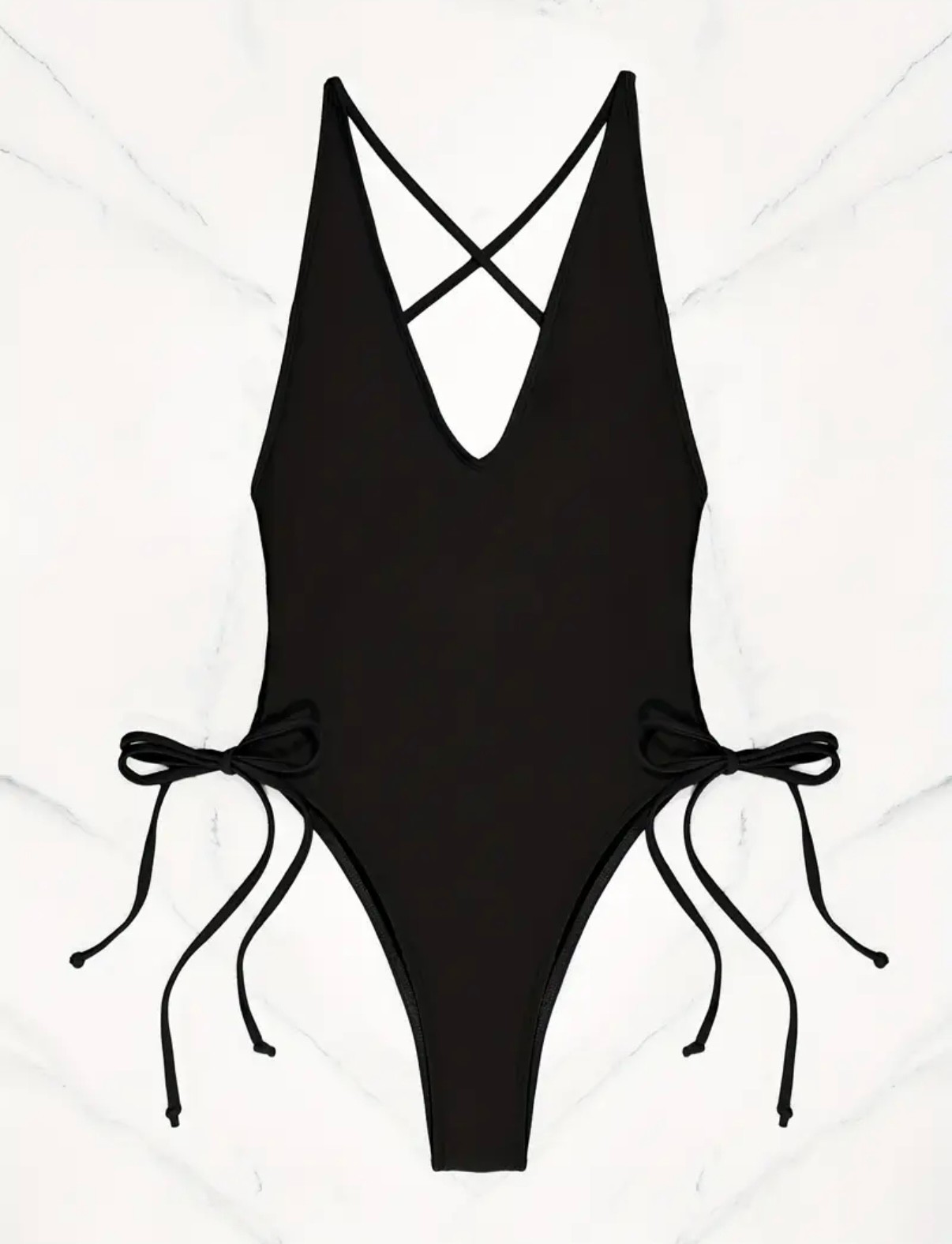 Tie Side One-Piece Swimsuit, original product photo 2